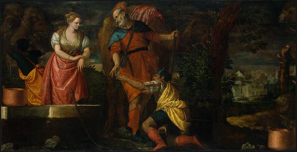 Paolo Veronese Rebecca at the Well oil painting image